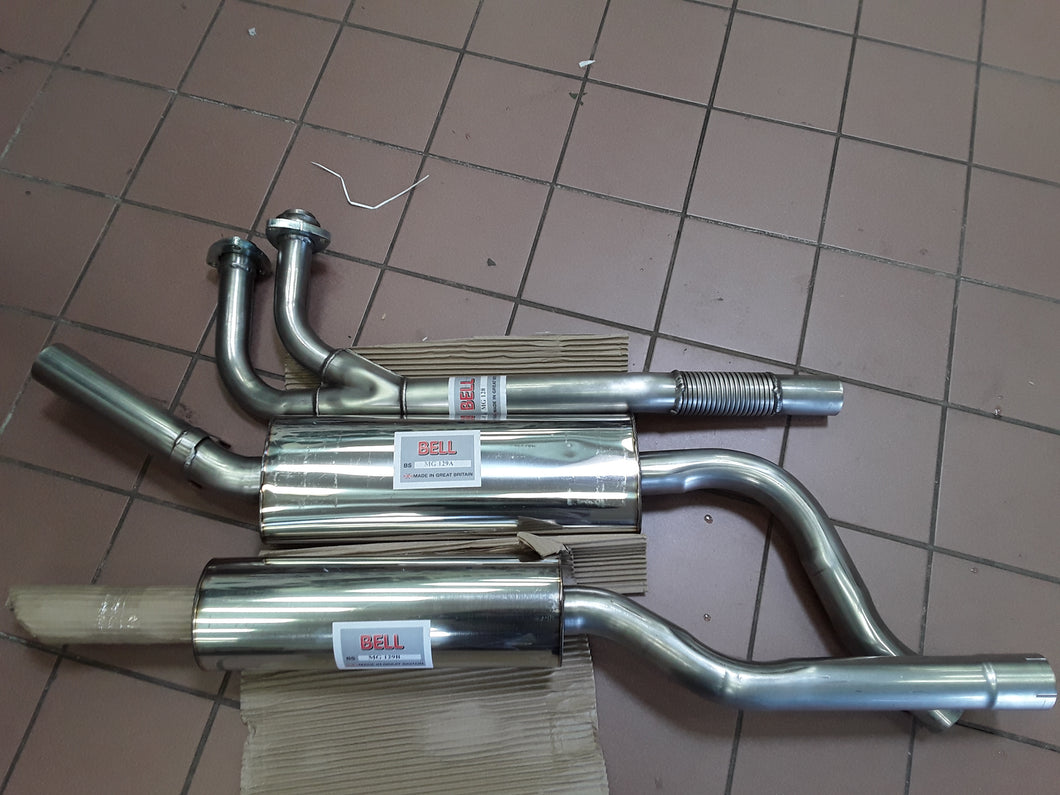 MGC Full Exhaust System by BELL MG-012 1969-70
