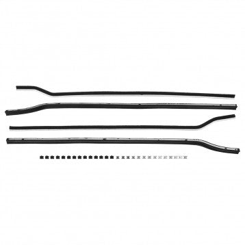 tr6-850324k 1968-1976 TR6 Door Weather Stripping Kit-INNER AND OUTER TOP OF DOOR