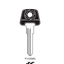 Load image into Gallery viewer, tr6-P1120MG Key blank 1970 and later (Except 1974)
