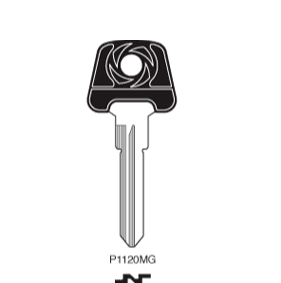 tr6-P1120MG Key blank 1970 and later (Except 1974)