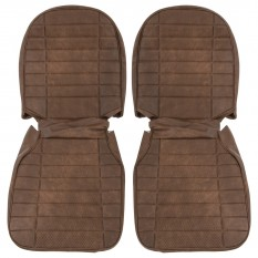 MGB-SC115K Front Seat Kit, Perforated Middle (Autumn Leaf) 1973-76