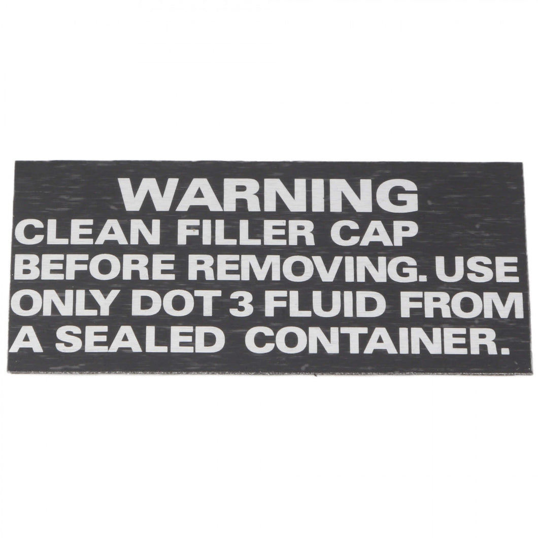 mgb-BML2022 Filler cap warning label