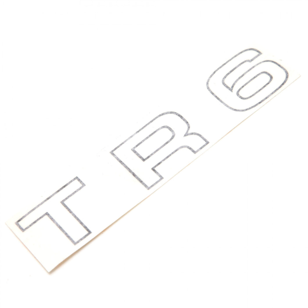 TR6-625667 Rear Fender Emblem WHITE