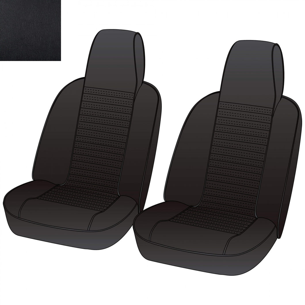 tr6-sc2044a Seat Kit 1970-1972 Pair Black
