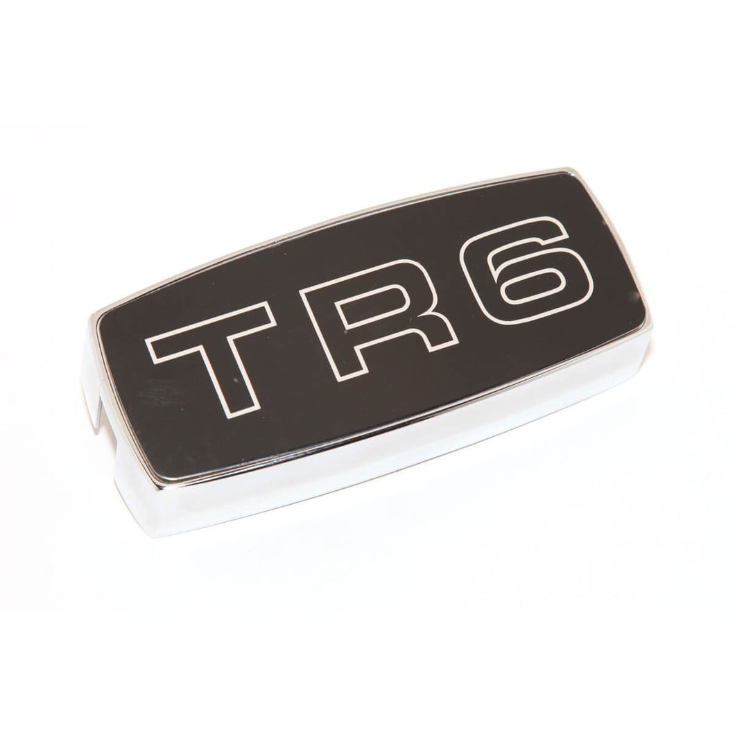 TR6-ZKC1224 TR6 Medallion & base stick on badge 1974-1976