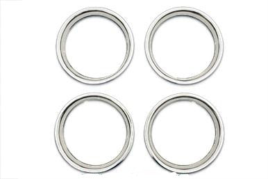 MGB-GLZ226Z WHEEL Trim Rings Set, Stainless Steel (455-378)