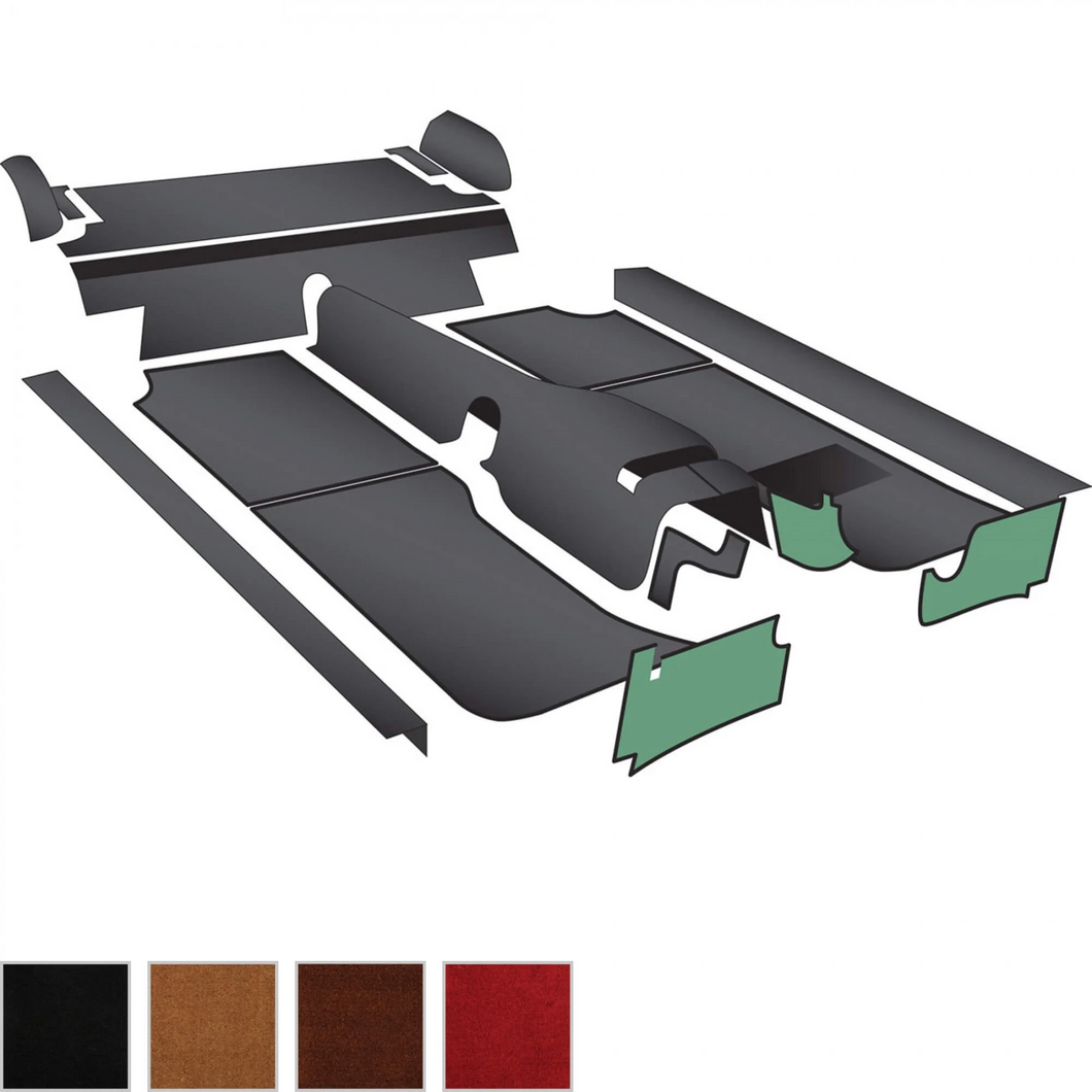 MGB-CK176A Moulded Carpet kit 1968-80 Roadster