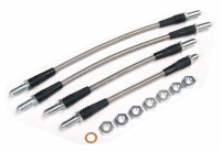 TR6-584088 TR6 STAINLESS STEEL BRAIDED BRAKE HOSE KIT