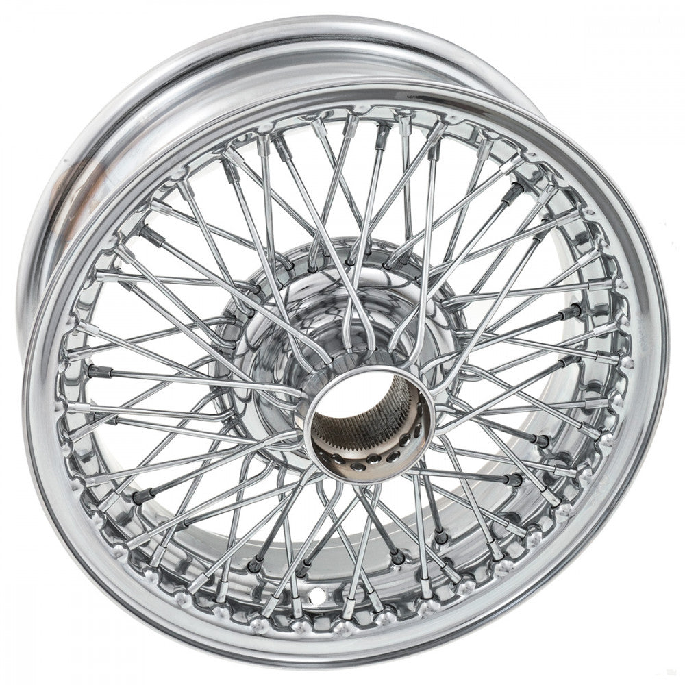 mgb-454826 Knock Off Chrome wire wheel 72 spoke 14x5.5